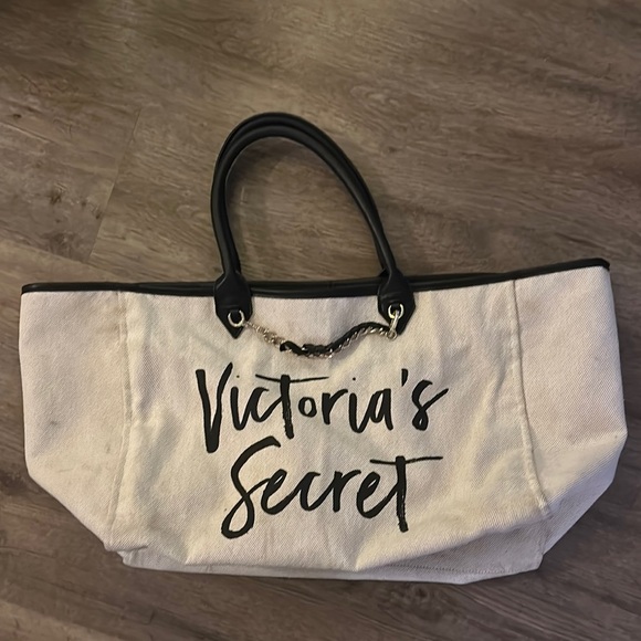 Victoria's Secret Handbags - Victoria's Secret White Tote Bag